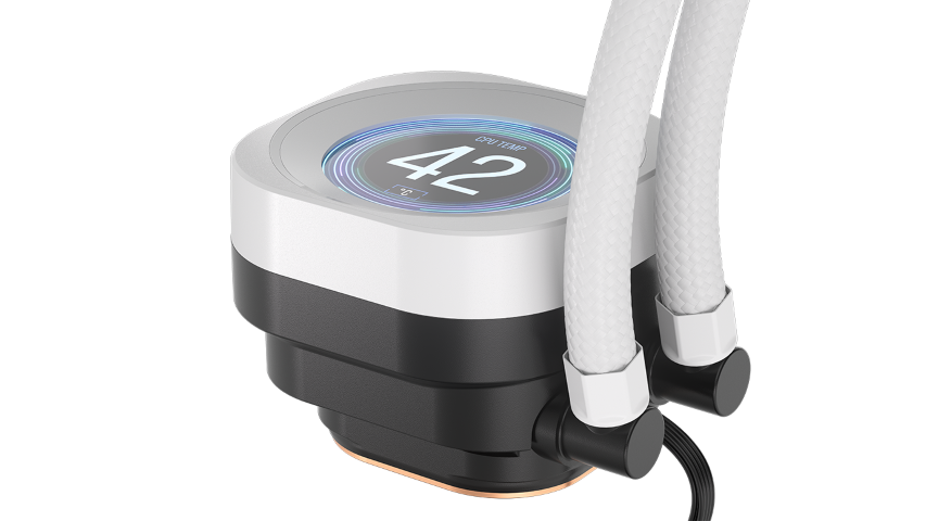Corsair NAUTILUS 240 RS LCD - 240mm - Blanc - Watercooling - 5