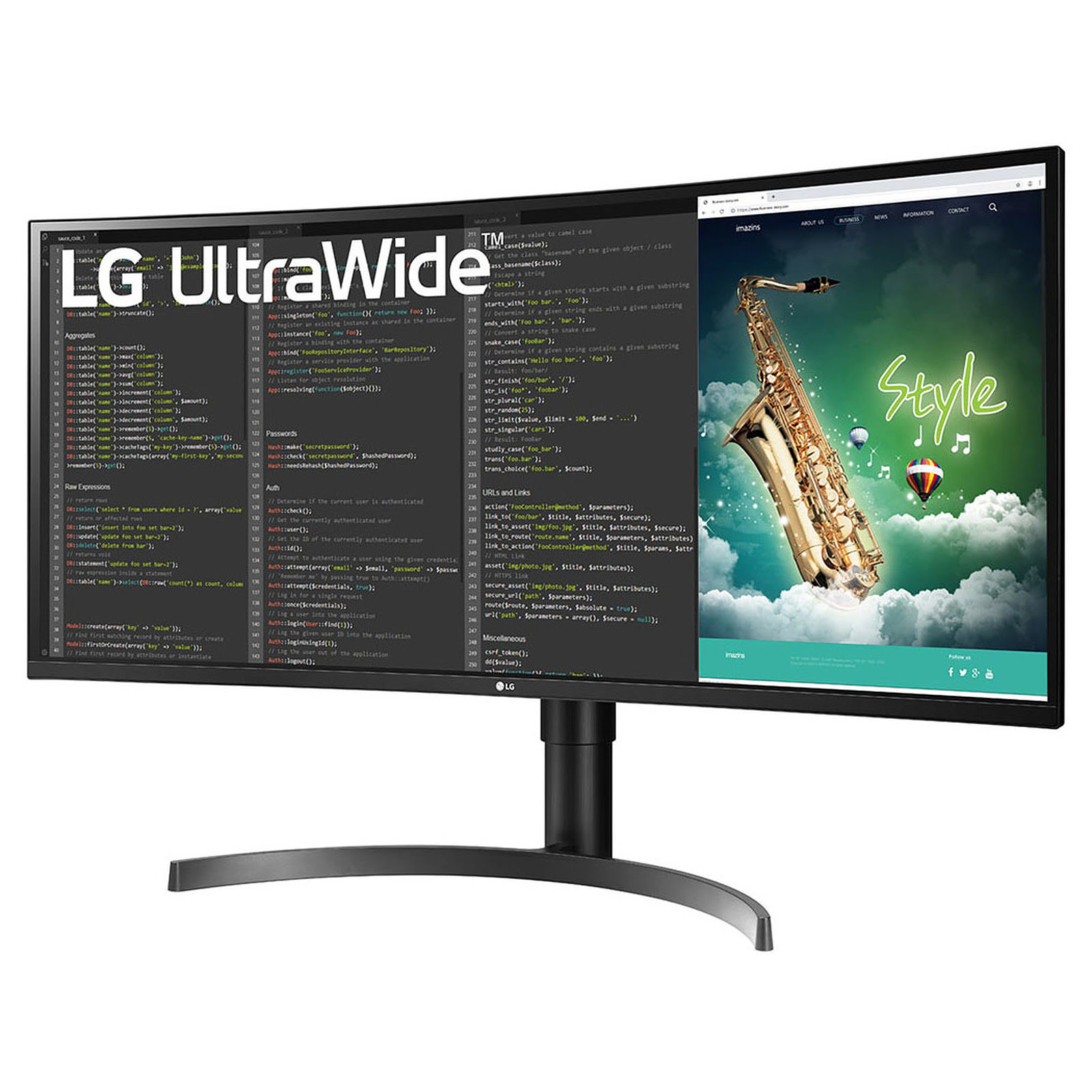 LG 35"  35WN75C-B - Ecran PC LG - grosbill.com - 2