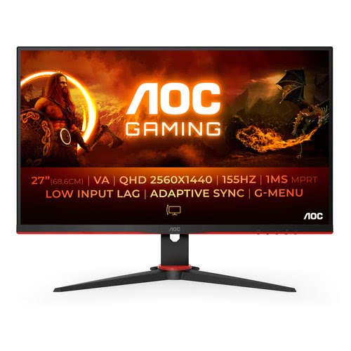AOC 27 pouces  Q27G2E/BK - Ecran PC AOC - grosbill.com - 0