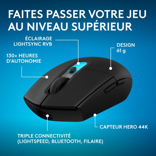 G305 X SUPERLIGHT - Achat / Vente sur grosbill.com - 1