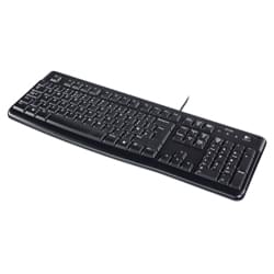 Grosbill Clavier PC Logitech K120 OEM - Noir/Filaire/USB 