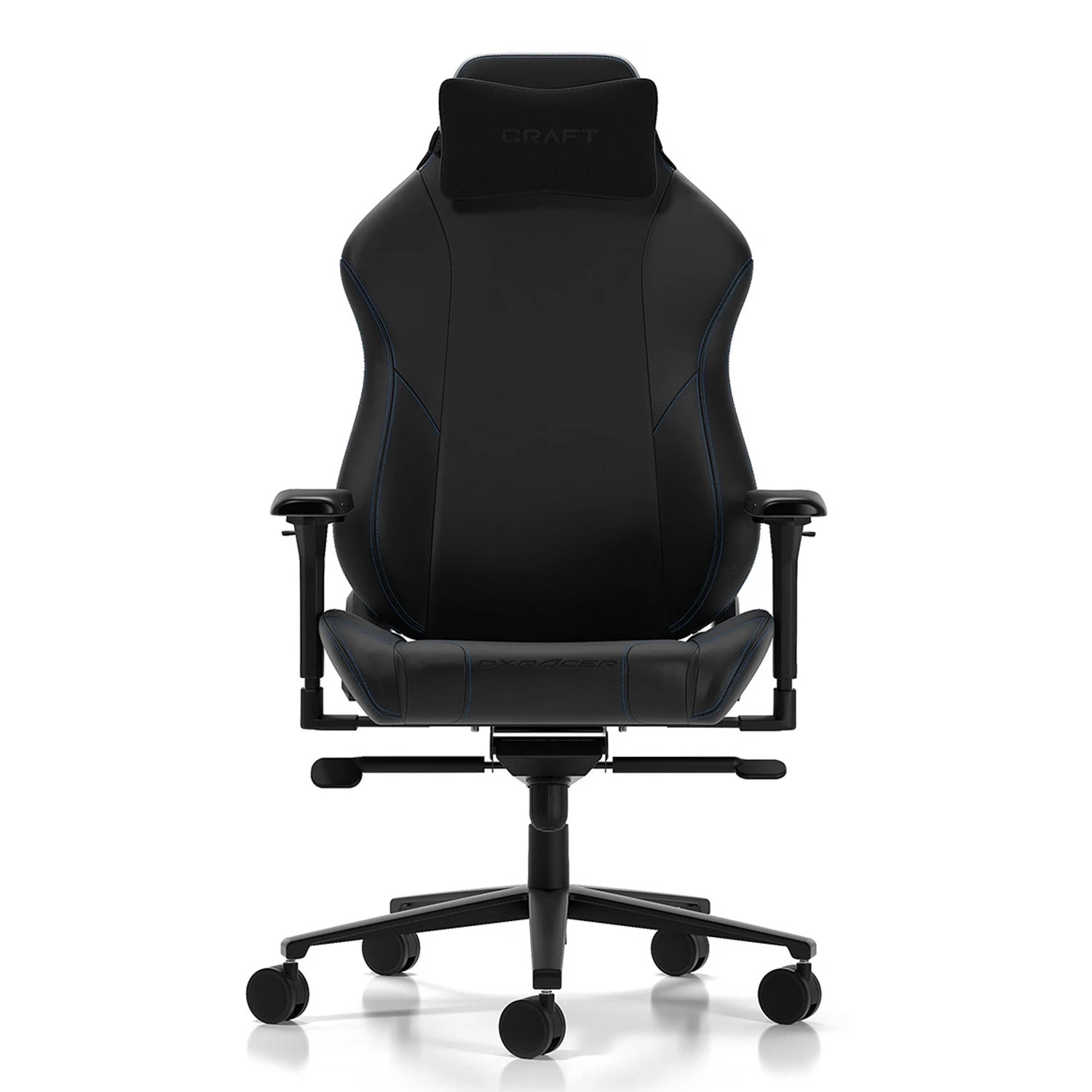 DXRacer CRAFT C001-N-B Noir/Bleu - Siège PC Gamer - grosbill.com - 1