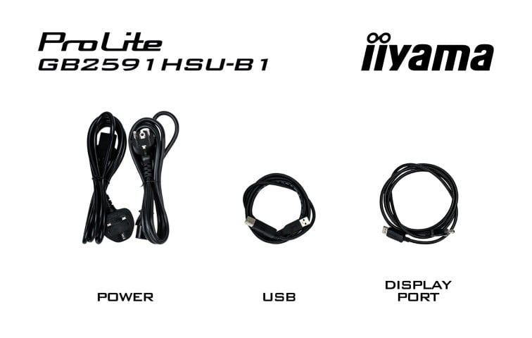 Iiyama 24 pouces  GB2591HSU-B1 - Ecran PC Iiyama - grosbill.com - 9