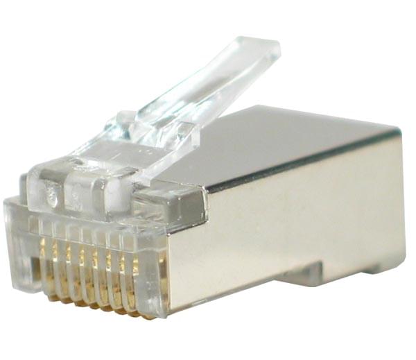 Connecteurs RJ45 Blindés (sachet de 10)  - Connectique réseau - 0