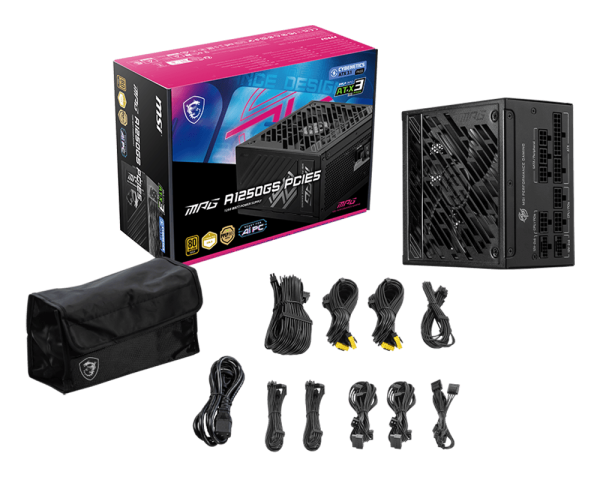 MSI 80+ Gold (1250W) - Alimentation MSI - grosbill.com - 5