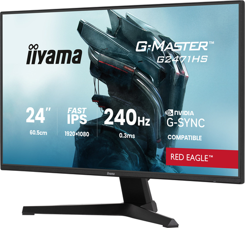 Iiyama 24 pouces  G2471HS-B1 - Ecran PC Iiyama - grosbill.com - 1