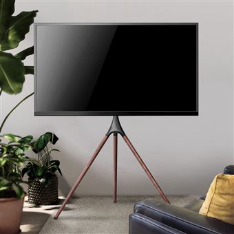 Support TV Design 45 - 65" - Noir/Noyer  - Accessoire écran - 2
