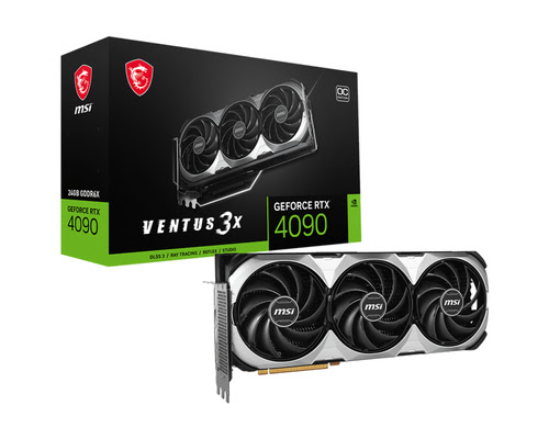 MSI GeForce RTX 4090 VENTUS 3X E 24G OC-Seconde Vie-Etat Satisfaisant - Carte graphique - 0