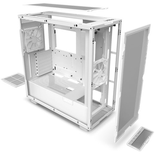 NZXT H7 Flow Blanc Blanc - Boîtier PC NZXT - grosbill.com - 6