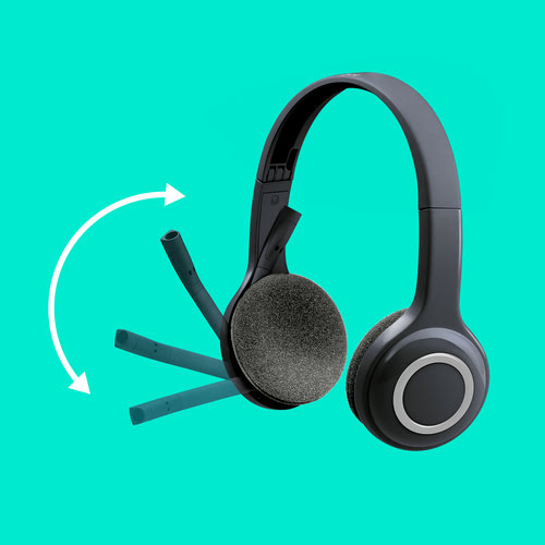 Logitech H600 Sans fil Stereo Noir - Micro-casque - grosbill.com - 2