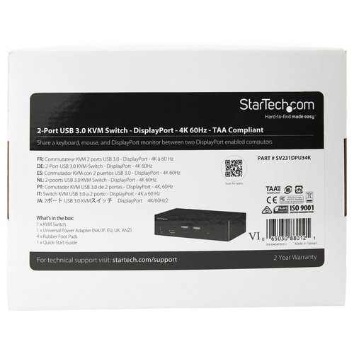 2 PORT DISPLAYPORT KVM SWITCH - Achat / Vente sur grosbill.com - 4