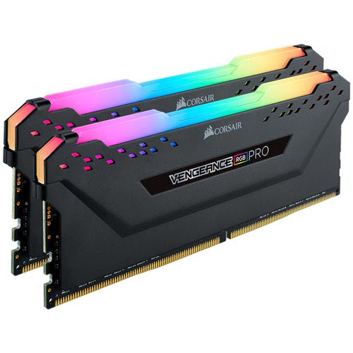 Corsair Vengeance RGB Pro schwarz, DDR4-2933, CL16 - 16 GB Dual-Kit - Achat / Vente sur grosbill.com - 1