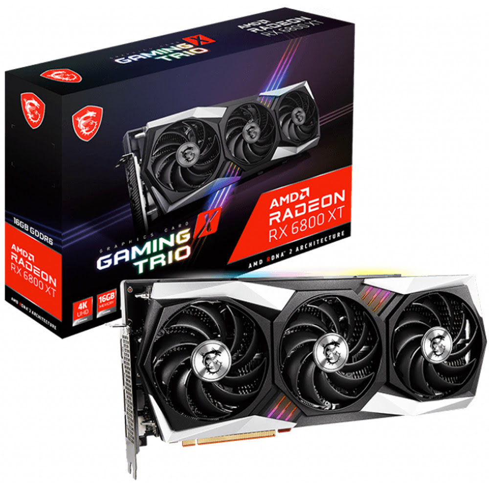 MSI RX 6800 XT GAMING X TRIO 16G  - Carte graphique MSI - 0