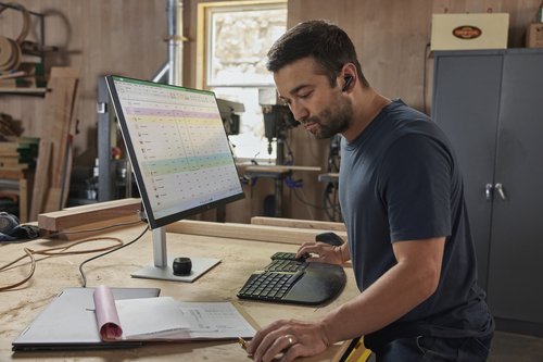 HP 960 BLK Ergonomic WL KBD FR - Achat / Vente sur grosbill.com - 4