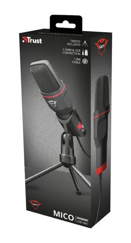 Trust Microphone Streaming Mico - Noir/USB/3,5mm/Trépied (23791) - Achat / Vente Accessoire Streaming / Vlogging  sur grosbill.com - 7