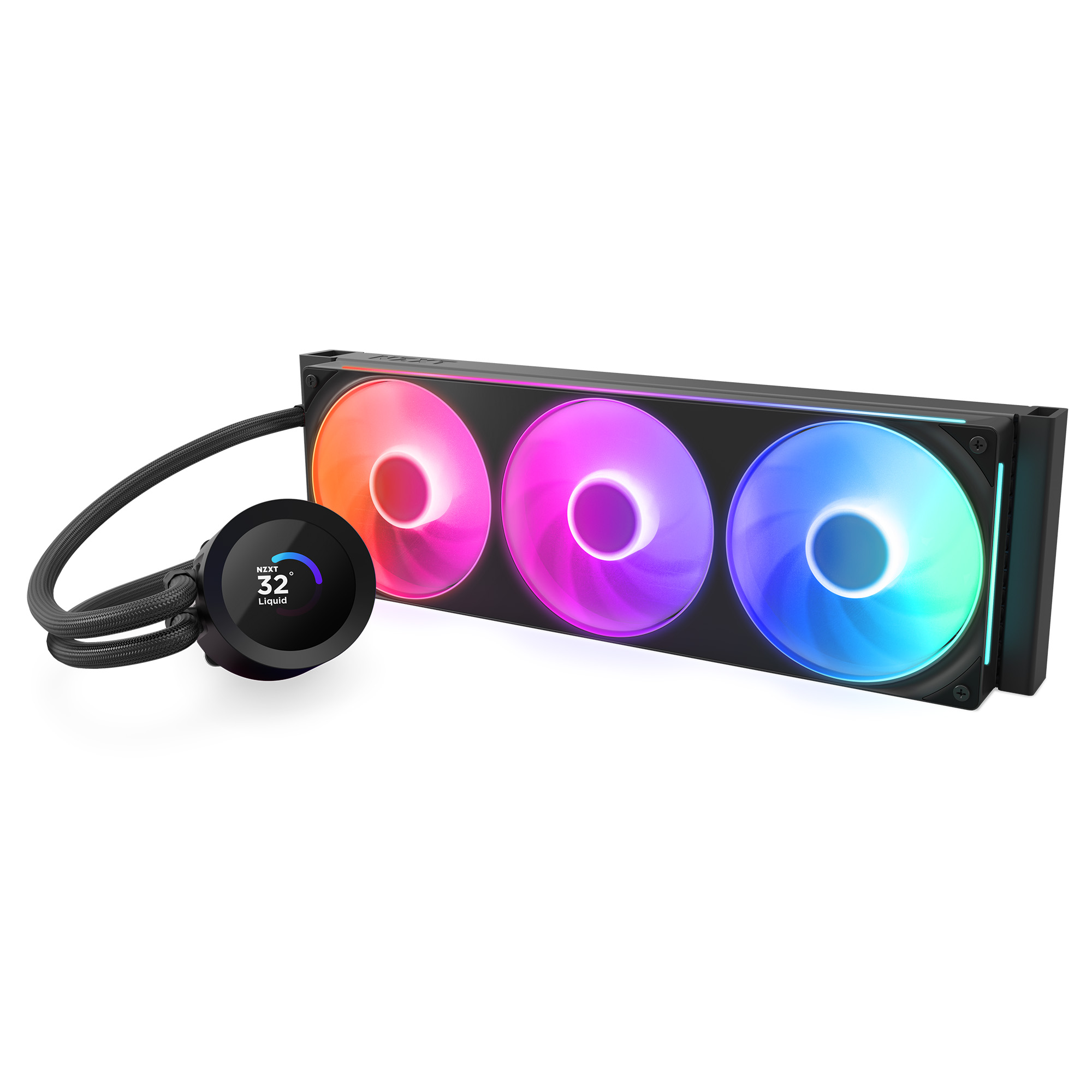 NZXT Kraken Plus 360 RGB - 360mm - Noir - Watercooling NZXT - 3
