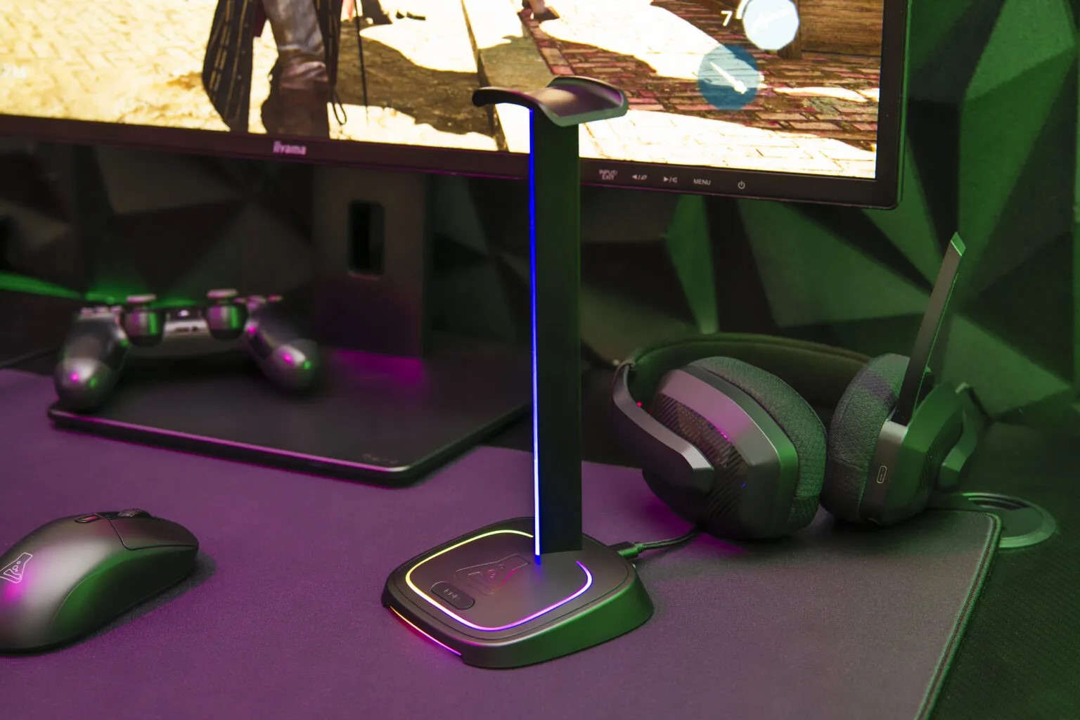The G-LAB K-Stand Neon RGB Hub - Périphérique de jeu - grosbill.com - 3