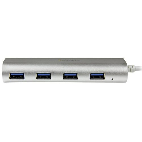 4 Port Portable USB 3.0 Hub - Aluminum - Achat / Vente sur grosbill.com - 2