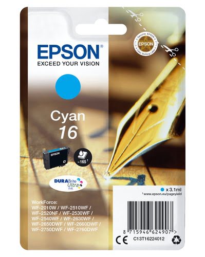 Epson - Cyan - C13T16224012 - Achat / Vente Consommable imprimante sur grosbill.com - 0