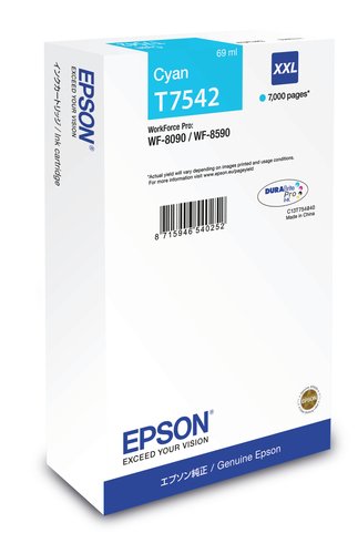 Epson - Cyan - C13T754240 - Achat / Vente Consommable imprimante sur grosbill.com - 0