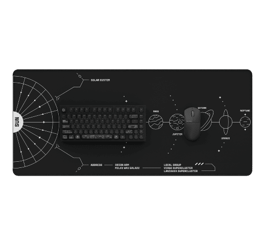 Dark Project Terra Nova XL - Noir# - Tapis de souris Dark Project - 1