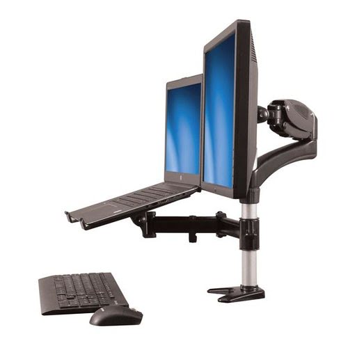 StarTech Single-Monitor Arm with Laptop Stand