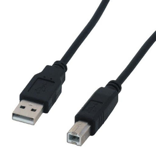 MCL Samar USB 2.0 cable A/B plug - 1.80m Black