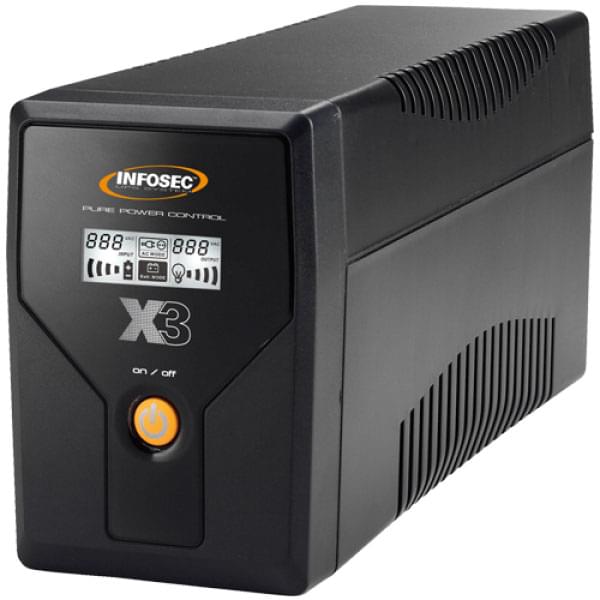 X3 EX LCD USB 1000 - In-Line - Onduleur Infosec - grosbill.com - 0