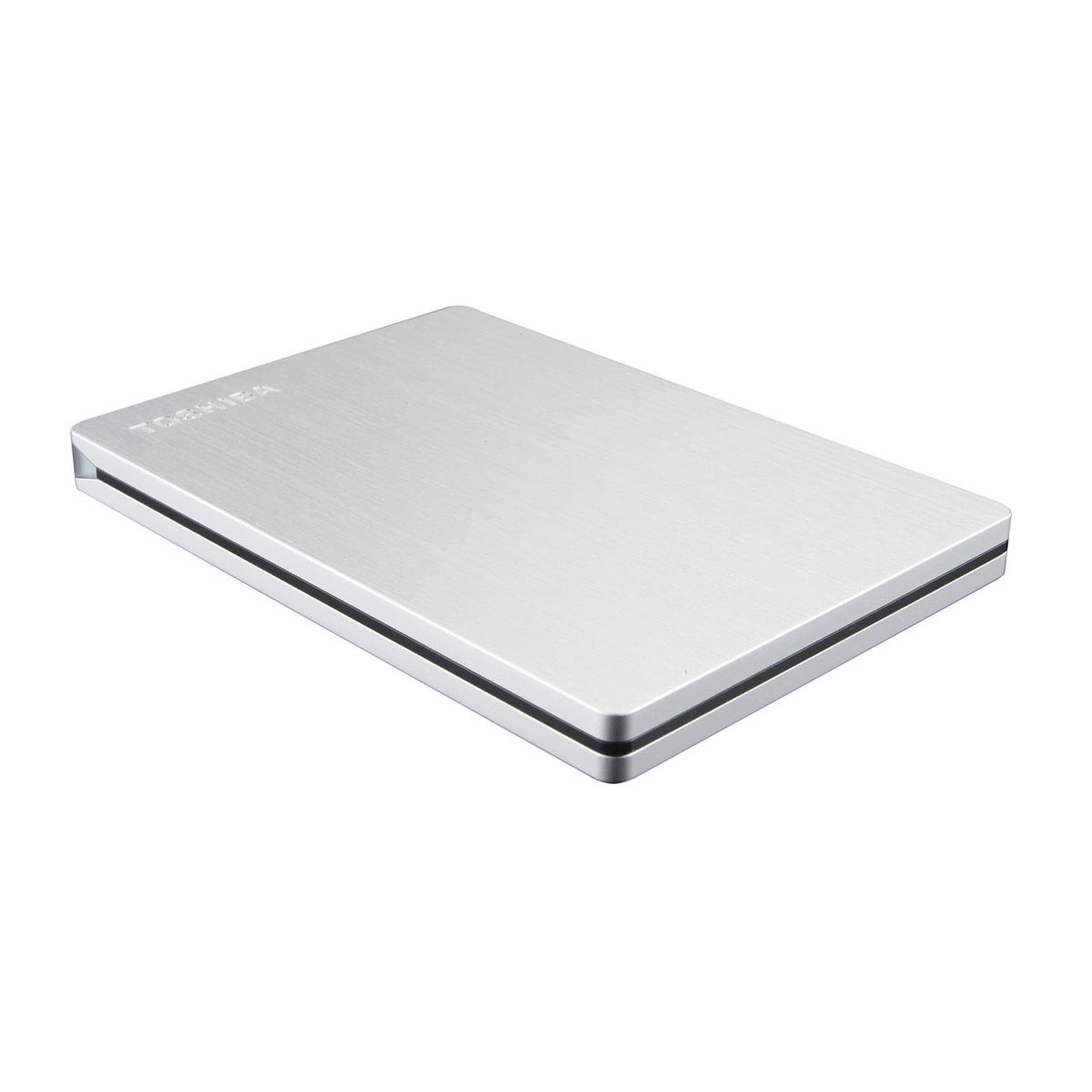 Toshiba 2To 2"1/2 USB3.0 Silver Canvio Slim - Disque dur externe - 0