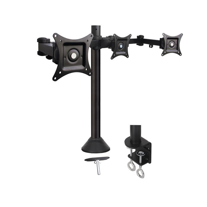 3 écrans 13"- 20" fixation bord/travers table - Accessoire écran - 2