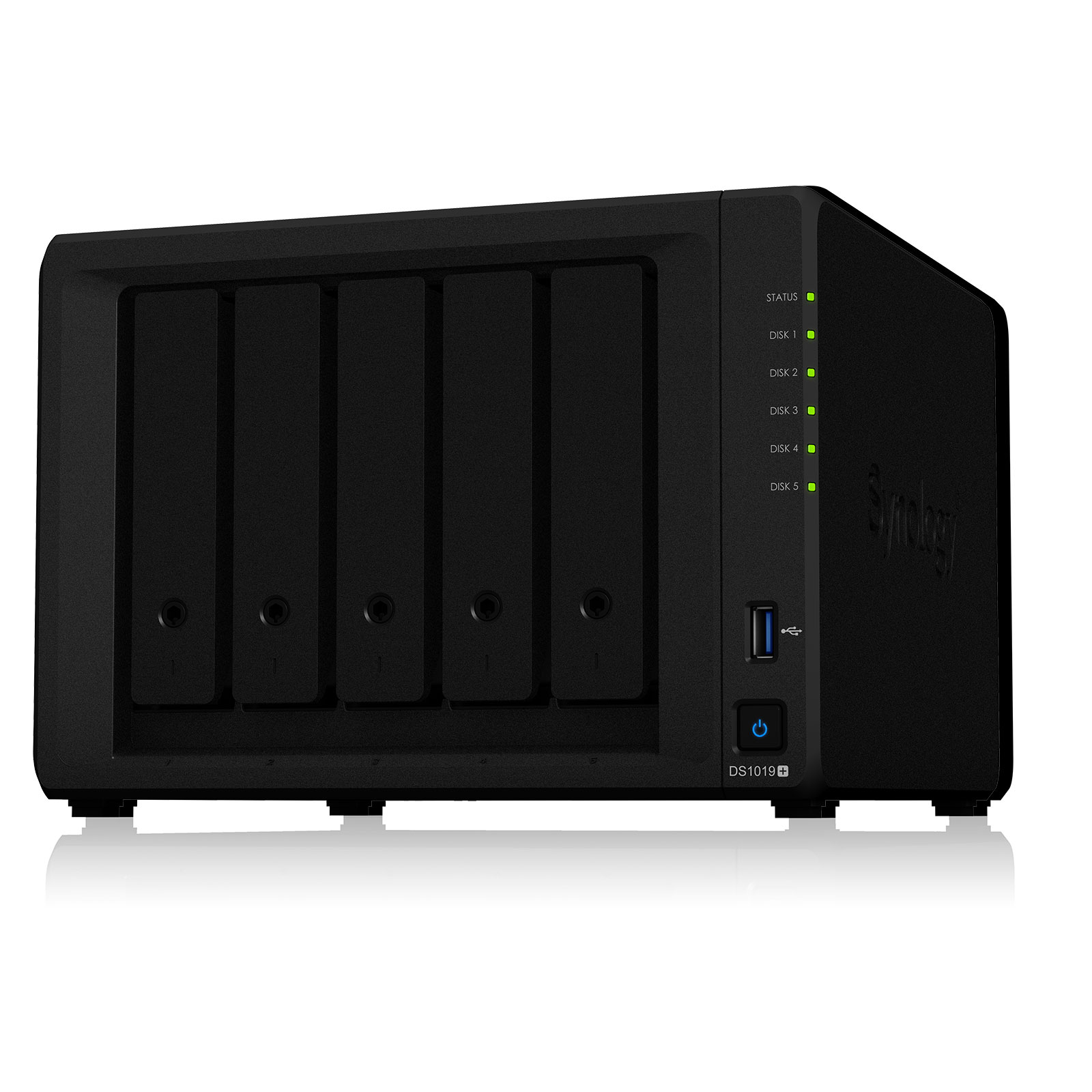 Synology DS1019+ 8Go - 5 HDD + 2 SSD M.2 - Serveur NAS Synology - 2