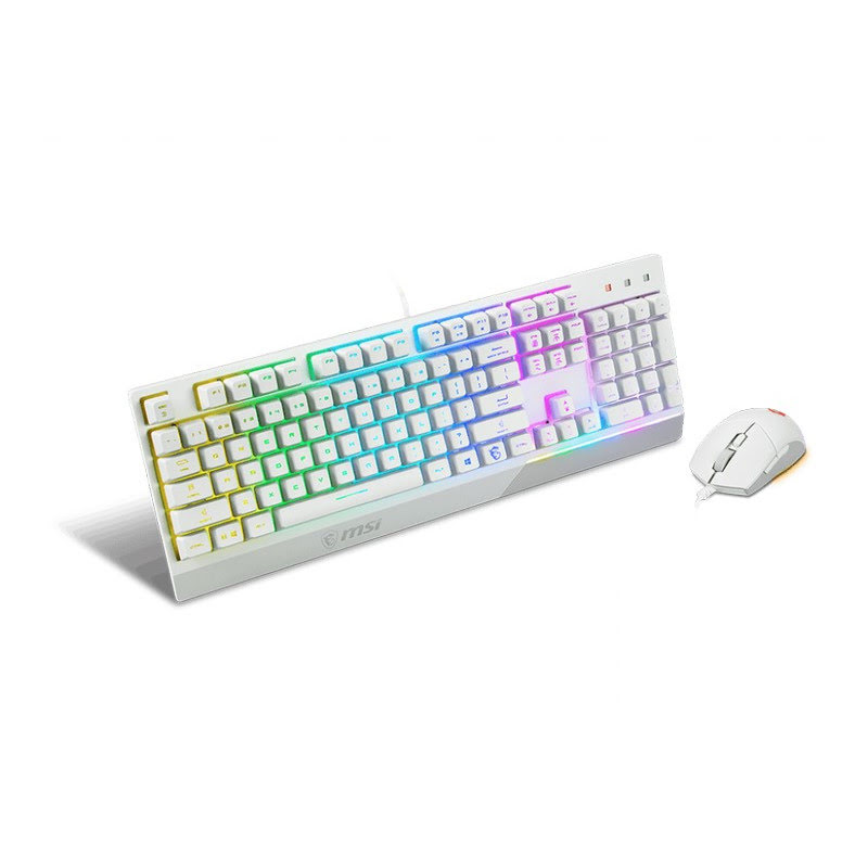 MSI Vigor GK30 COMBO WHITE - Pack Clavier/Souris - grosbill.com - 2