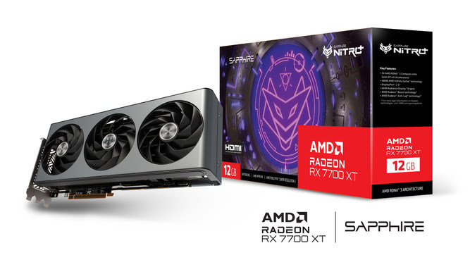 Sapphire Nitro+ Radeon RX 7700 XT GAMING OC 12GB