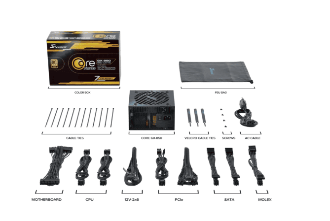 Seasonic 80+ Gold (850W) - Alimentation Seasonic - grosbill.com - 1