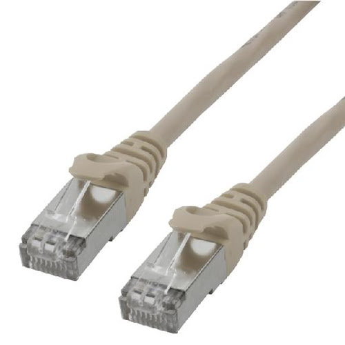 Eco patch cable Cat 6 F/UTP - 0.5m grey - Achat / Vente sur grosbill.com - 0