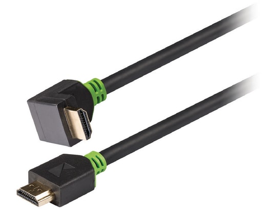 Connecteur HDMI Coudé à 90° 2.00 m Anthracite# - 0