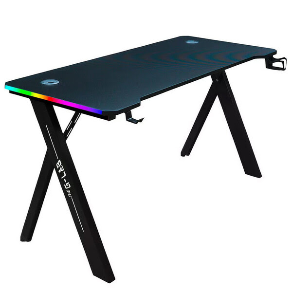 The G-LAB K Desk Carbon RGB 120 cm (K-DESK-CARBON--) - Achat / Vente Bureau sur grosbill.com - 0