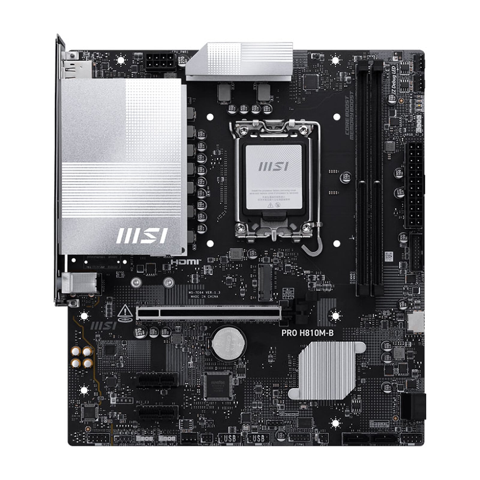 MSI PRO H810M-B Micro-ATX  - Carte mère MSI - grosbill.com - 2