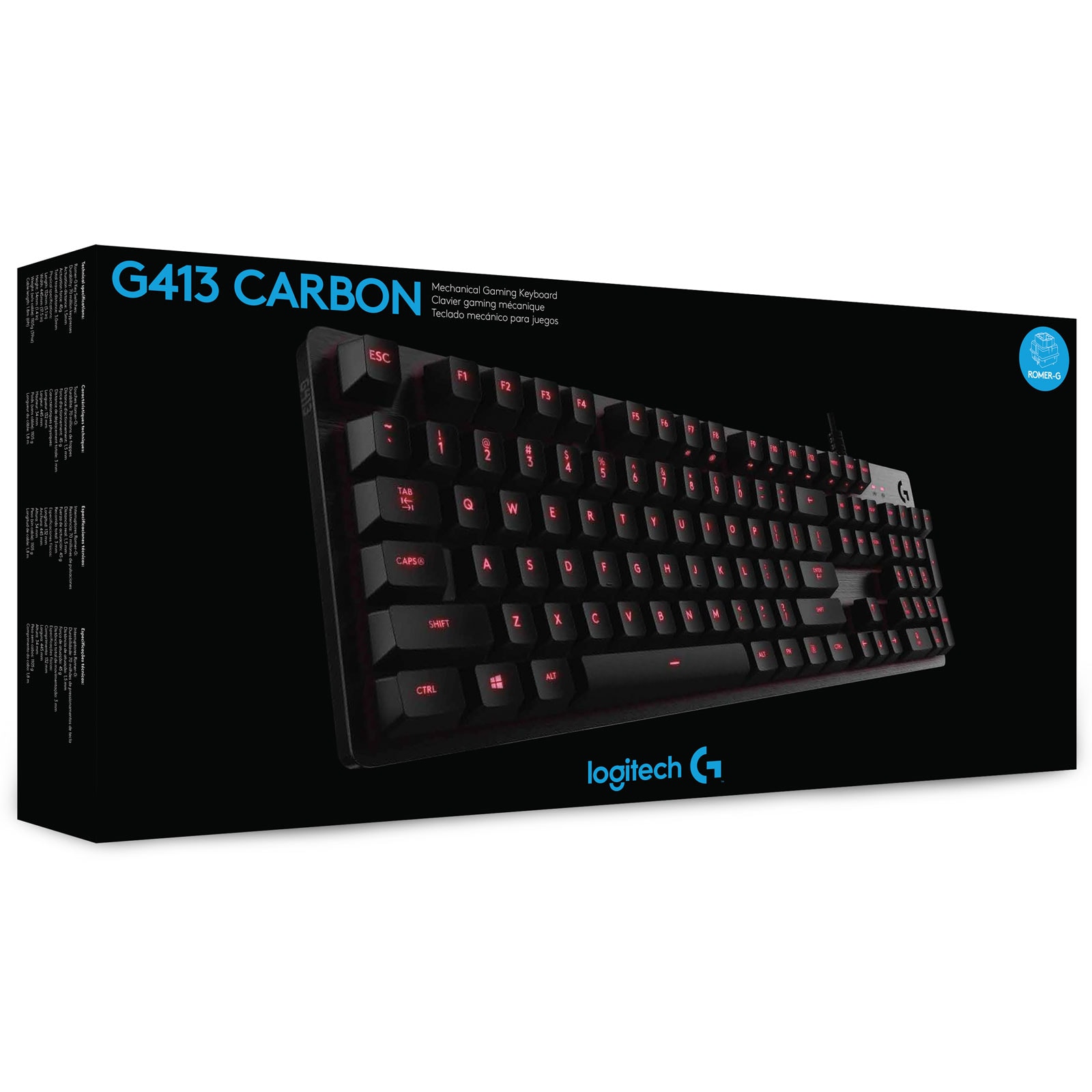 Logitech G413 - Clavier PC Logitech - grosbill.com - 1