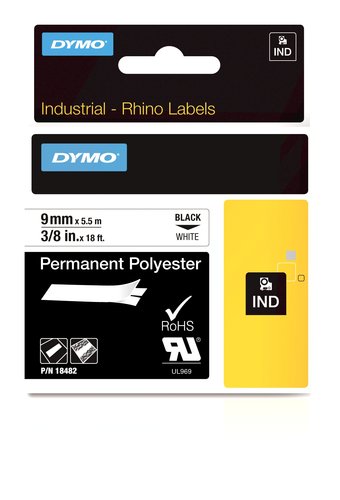 Dymo POLISTER PERMANENTE RHINO - Achat / Vente Consommable imprimante sur grosbill.com - 0