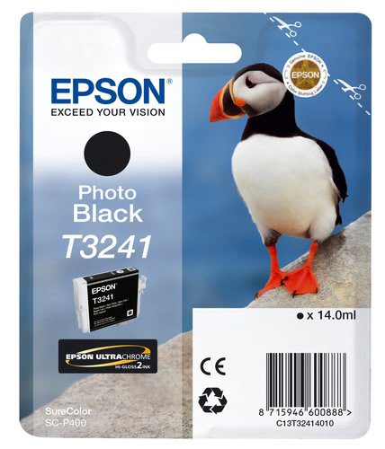 Epson Ink/T3241 Puffin 14ml BK