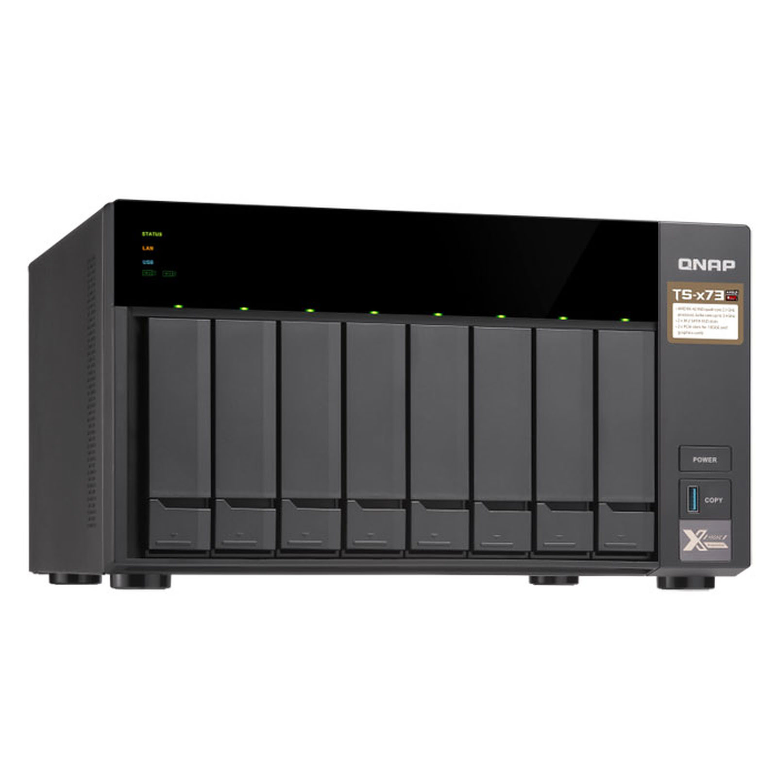 Qnap TS-873-8G - 8 HDD - Serveur NAS Qnap - grosbill.com - 4