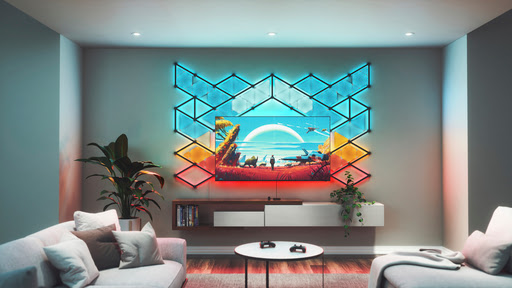 Nanoleaf Kit 4D TV Screen Mirror + Bande Led - Jusqu'à 85" (NF082K02-52LS) - Achat / Vente Objet connecté / Domotique sur grosbill.com - 9