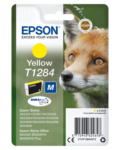 Epson - Jaune - C13T12844012 - Achat / Vente Consommable imprimante sur grosbill.com - 0