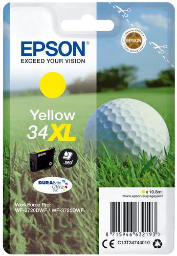 Epson - Jaune - C13T34744010 - Achat / Vente Consommable imprimante sur grosbill.com - 0