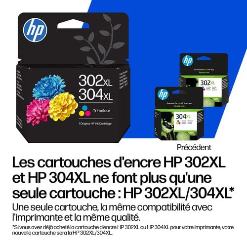 HP HP/InkHP 302XL/304XL BK Original Ink Crt - Achat / Vente Consommable imprimante sur grosbill.com - 4