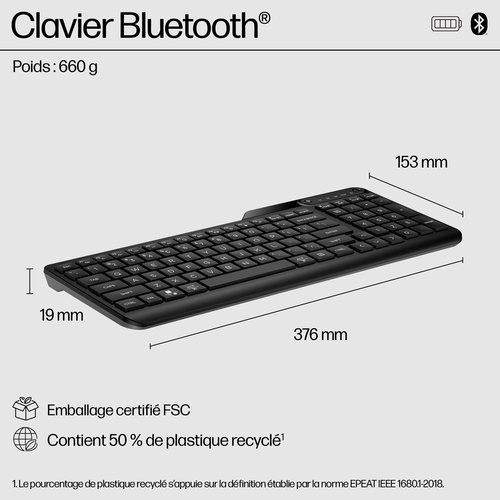 HP 460 Multi-Dev KBD FR - Achat / Vente sur grosbill.com - 14