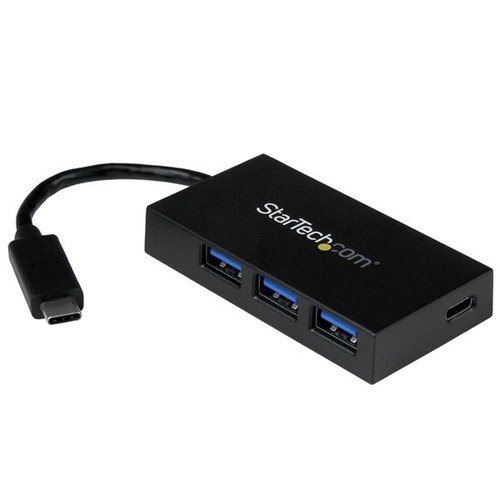 StarTech 4 Port USB C Hub - C to C & A - USB 3.0