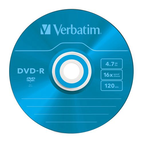DVD-R/4.7GB 16xspd Colour 5pk SlimCase - Achat / Vente sur grosbill.com - 1