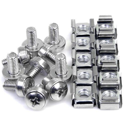 50 Pkg M6 Mounting Screws and Cage Nuts - Achat / Vente sur grosbill.com - 1